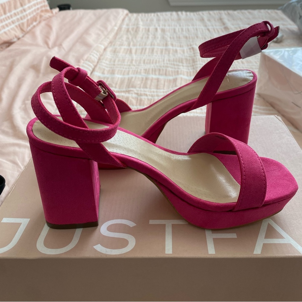 Fushia Dress Heels